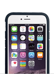 iPhone 6 with Spigen case